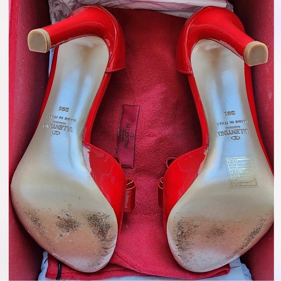 Red Valentino heels shoes size 9.5 - Picture 6 of 9